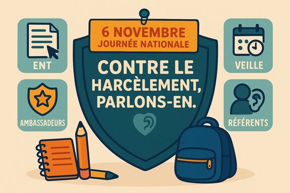 Illustration journée lutte harcèlement